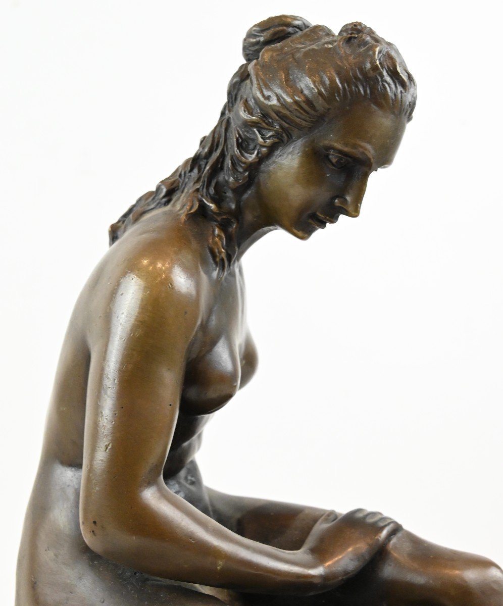 Pasquale Sgandurra - Figura di Donna in Bronzo - Italia Inizio XX secolo-photo-2